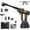 A, variant on Cordless Pressure Washer Portable,Battery Operated Pressure Washer with 6-in-1 Nozzle,Battery Powered Cleaner for Car, Patio & Garden (C)