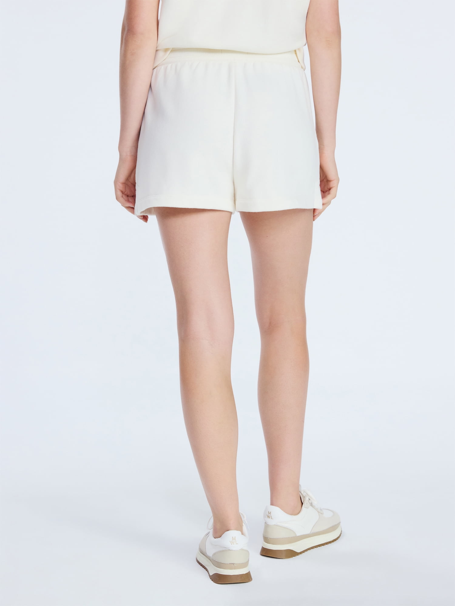 Free Assembly Women's Sweat Shorts with Side Slits, 2.25” Inseam, Sizes XS-XXL