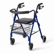 MDS86810B - Deluxe Rollators,Blue