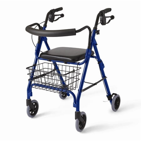 MDS86810B - Deluxe Rollators,Blue