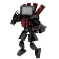 Tvman Model Skibidi Toilet G024 Dark TV Man Building Blocks Set, Dark TVMan Bricks ...
