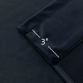 thumbnail image 3 of Navy Blue 52 X 84 Velvet Curtains for Bedroom & Living Room, Thermal Insulated Light Filtering Drapes, Noise Reducing Rod Pocket Window Treatments, 2 Panels, 3 of 5