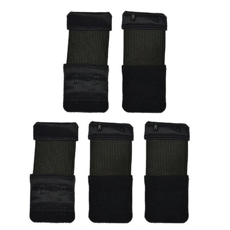 

NLAGER Bra Extender Lady 5 Pcs Bra Extender with 2 Hook Soft Bra Strap Underwear Back Band Extension