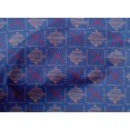 thumbnail image 4 of oneOone Cotton Poplin Fabric Leaves & Geometric Block Decor Fabric Printed BTY 56 Inch Wide, 4 of 4