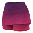 thumbnail image 4 of Cowsor Girls Skort Tummy Control Plus Size Skorts for Women High Waist Athletic Sports Pants Skirt Casual Shorts, 4 of 6