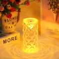 thumbnail image 4 of Lampe de Table en Acrylique Lampe de Chevet Design Réflexion Rose Veilleuse Décorative, 4 of 8