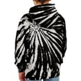 thumbnail image 2 of Sherrylily Unisex Kids Tie Dye Sweatshirt Boys Girls Hooded Kangaroo Pocket Pullover Hoodies, 2 of 3