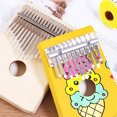 thumbnail image 2 of 2Pcs Wood Kalimba Bridge Replacement Professional Kalimba Bridge Thumb Piano Bridge, 2 of 8