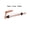 Rose gold, variant on Paper Towel Holder Under Cabinet, One-Handed Tear, Wall Mount, Adhesive, Silver, Paper Roll Holder with Ratchet Mechanism forInterior bathroom and kitchen of RV Farmhouse Essentials Decor Accessories