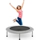 thumbnail image 1 of Costway Mini trampolín plegable portátil para fitness recreativo, gris, 1 of 4