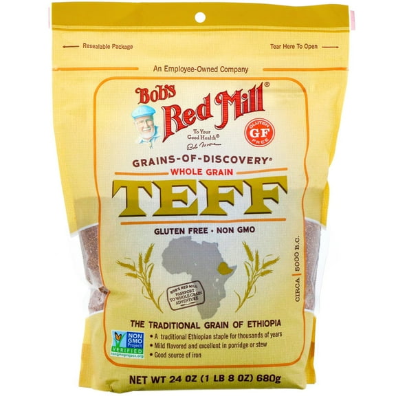 Bob's Red Mill, Whole Grain Teff, 24 oz (Pack of 2)