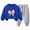 A1--Blue, variant on Big Girls Clothes Toddler Girl Outfit Ruffle Sleeve Shirt Pant Set Fall Winter Clothing for Girl,3-4 Years,Blue