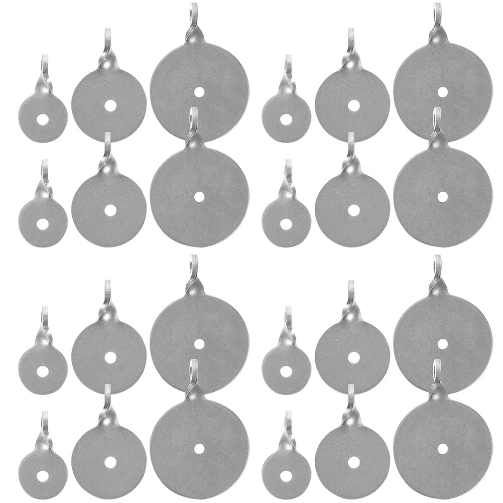 WHAMVOX 24pcs Outdoor Stainless Steel Targets Training Targets Stainless Steel Targets Small Stainless Steel Targets