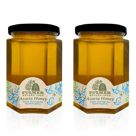 Sanniti Fulmer All Natural Hungarian Acacia Honey, 17.64 oz, (Pack of 2)