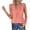 Pink, variant on Summer Tank Tops for Women Ruched Casual Loose Fitting Comfy Sleeveless V Neck Tee Shirts Loungewear