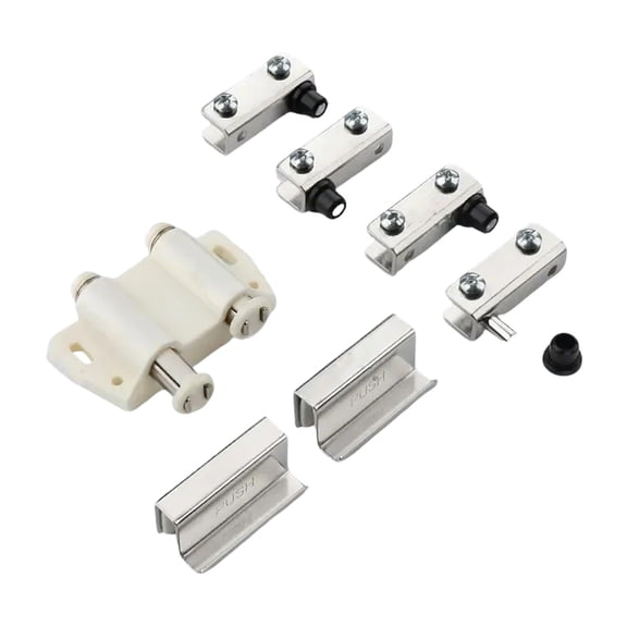 Magnetic Push To Open Touch Latches Glass Door Hinge Clamp Double Head Magnetic Catches Display Cabinet Hinge Enduring
