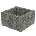 thumbnail image 3 of vidaXL Raised Garden Bed Raised Flower Bed Gabion Basket Galvanized Steel, 3 of 8