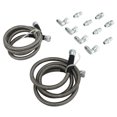 thumbnail image 3 of Adaptador De Línea De Enfriador De Transmisión, Kit De Manguera De Enfriador De Transmisión Flexible De Alta Resistencia 6AN Para TH350 700R4 TH400, 3 of 7