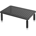 thumbnail image 1 of Monitor Stand Riser Level Height Adjustable Desktop monitor stand for Computer Laptop Printer Notebook with Vented Metal Platform XMM s , monitor riser for desk, 1 of 9