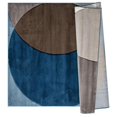 thumbnail image 6 of MDA Rug Imports Rhodes Collection Abstract Circle Area Rug Blue 7'11'' Round 8' Round Living Room,Bedroom,Dining Room Round, 6 of 10