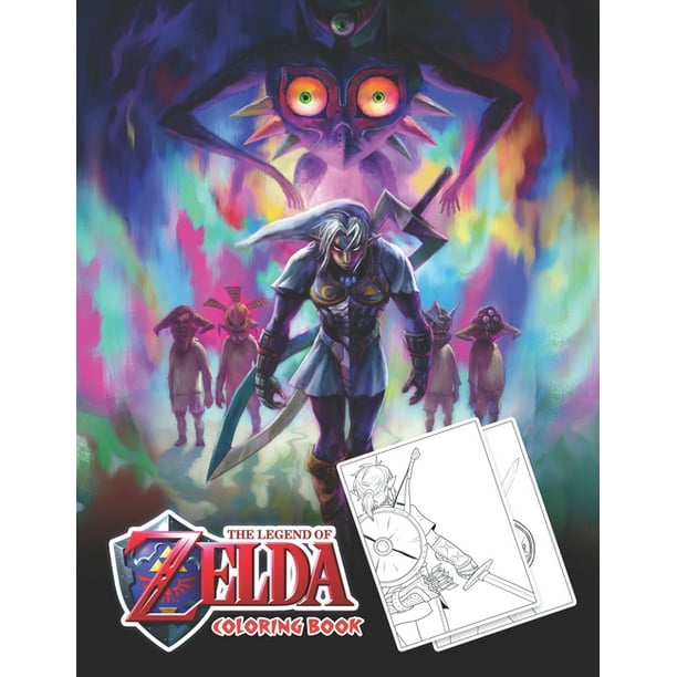 Download The Legend Of Zelda Coloring Book Amazing Coloring Book For Everyone With High Quality Illustrations Of Favorite Characters Zelda For Coloring And Having Fun Cov 12 Paperback Walmart Com Walmart Com