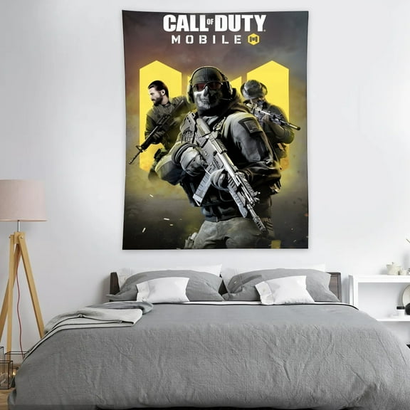 Call of Duty Tapestry Wall Hanging Decor for Bedroom Wall Art Funny Home Decoration 30x40in