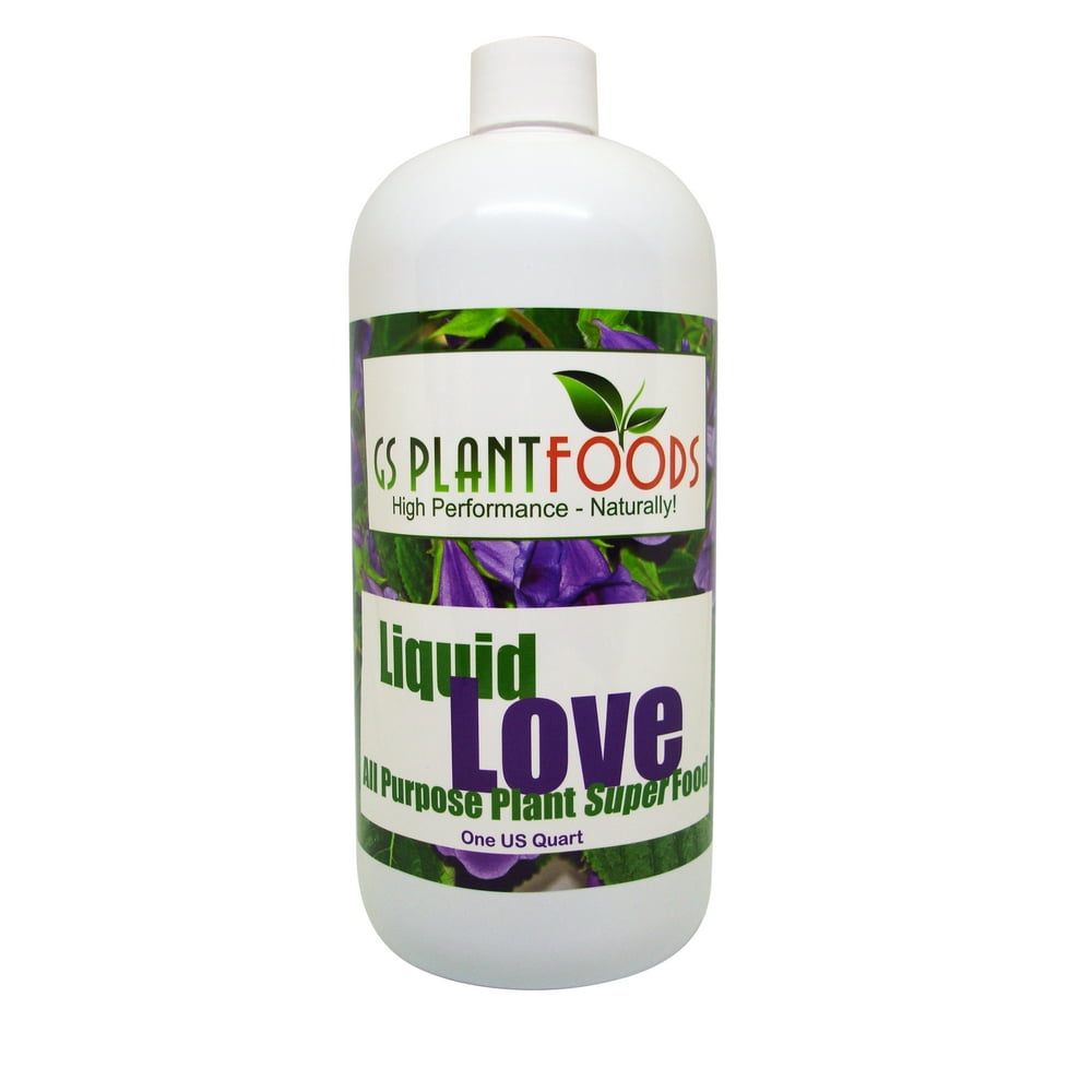 Liquid Love All Purpose Natural Plant Food Fertilizer for Indoor / Outdoor Plants (Garden Plants