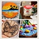 thumbnail image 3 of Láminas de madera FSWCCK sin acabado para manualidades navideñas, 10 unidades, 3 of 7