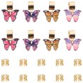thumbnail image 1 of Shisuyan Jewelry For Hair Braid Clips Assorted Color 18Pcs 1.2X1X0.4In Zinc Alloy, 1 of 9