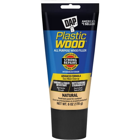 DAP Wood Fill Plastic Natural - Woodfill Refill - 6 Oz