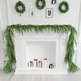 thumbnail image 5 of XEAZON Christmas Norfolk Pine Garland, 6FT Real Touch Artificial Faux Greenery Garland, Full Evergreen Pine Garland for Mantle, Fireplace, Table, Wall, Stairs & Outdoor Christmas Holiday Décor (1PC), 5 of 8