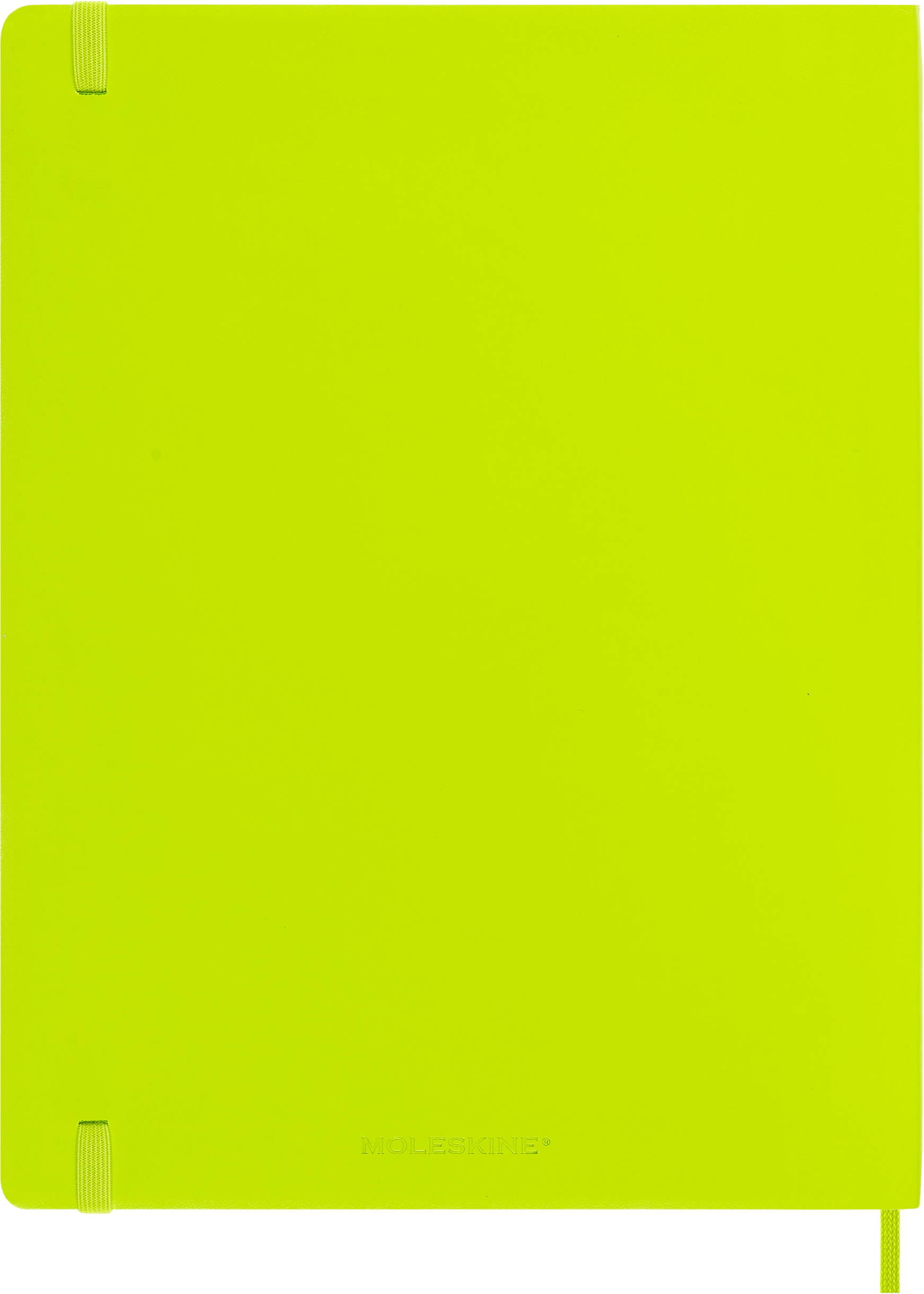 Moleskine Classic Notebook, Soft Cover, XL (7.5" x 9.75"), Ruled, Lemon Green