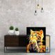 thumbnail image 4 of Cuadros Decorativos Pintura al óleo por números Lindo gato Lienzo Obra de arte Salón Imagen Decoración Kit JShteea Nuevos Originales, 4 of 8