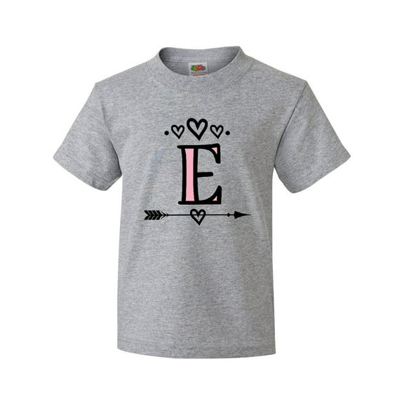 Inktastic Letter E Monogram Tribal Arrow Youth T-Shirt