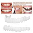 thumbnail image 1 of Snap On Teeth Upper Lower Dental Veneers Dentures Tooth Cover Set Hgj, 1 of 4