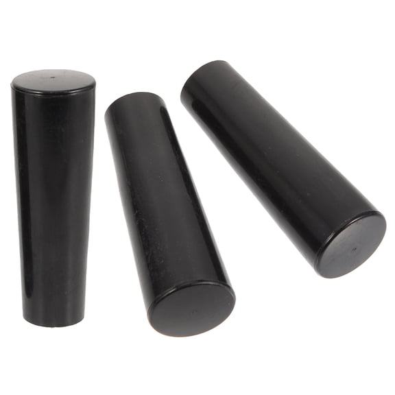 PTOOTP 3Pcs Black Plastic Beer Faucet Handles Universal Fit Tap Knobs for Home Bar Use