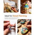 thumbnail image 3 of JusArt 24-Piece Detail Paint Brush Set, Miniature Paint Brushes for Models, Acrylic Oil Watercolor, Professional Fine Detail Brushes for Adults & Miniature Painters, 3 of 7