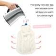 thumbnail image 3 of AURARMLET furry hot water bottle bag White Rubber for Comfort 1Pack, 3 of 5