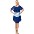 thumbnail image 5 of HAPPY BAY Women's Summer Relaxed Maternity House Wear Dresses M-L Navy Blue_AC1120, 5 of 5