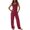 H305 Wine, variant on SJLDQY Pajamas for Women Set Striped Print Camisole Tops and Pants Pjs 2 Piece Set Soft Breathable Loungewear