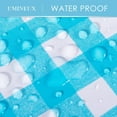 thumbnail image 4 of UMINEUX Rectangle Checkered Tablecloth Washable Wipeable 100% Waterproof Oil Proof Plaid Table Cloth for Indoor and Outdoor Use, 54 x 108 Inch (Blue and White), 4 of 7