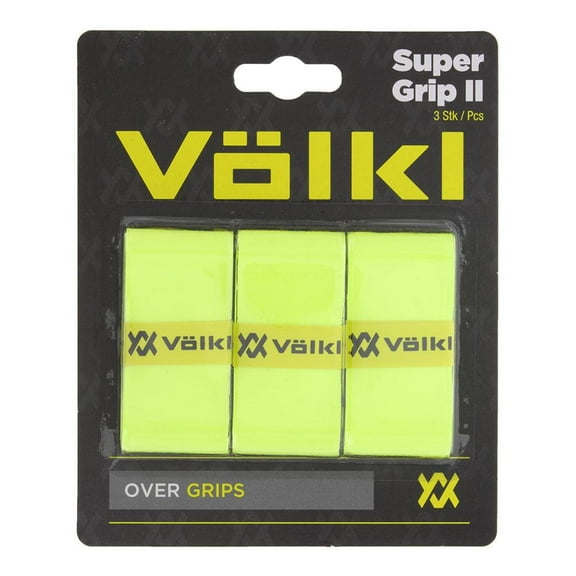 Super Grip II 3 Pack Tennis Overgrip Neon Yellow