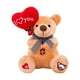 thumbnail image 4 of Adorable oso de juguete para fiesta, regalo de San Valentín para amigos, suave y encantador para niños. Marrón claro, 4 of 9