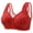 Red, variant on Lixiuxyad Bra to Make Look Smaller Women's Front Buckle Middle And Elderly Without Underwire Thin Underwear Wide Shoulder Strap Soft New Comfortable Vest Plus Size Bra