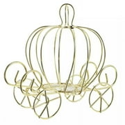 Wmool Cinderella Pumpkin Carriage Candy Wedding Carriage Golden Candy Decoration Box Halloween Christmas For Party