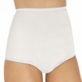 thumbnail image 1 of Vanity Fair Culotte Brève en Coton Ajustée Perfectly Yours pour Femmes, 8, Blanc Étoile, 1 of 4