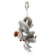 thumbnail image 1 of Juguetes de peluche en espiral para bebé, cochecito colgante interactivo educativo sin BPA, juguete para asiento de coche, elefante y pajarito, color gris, 1 of 9