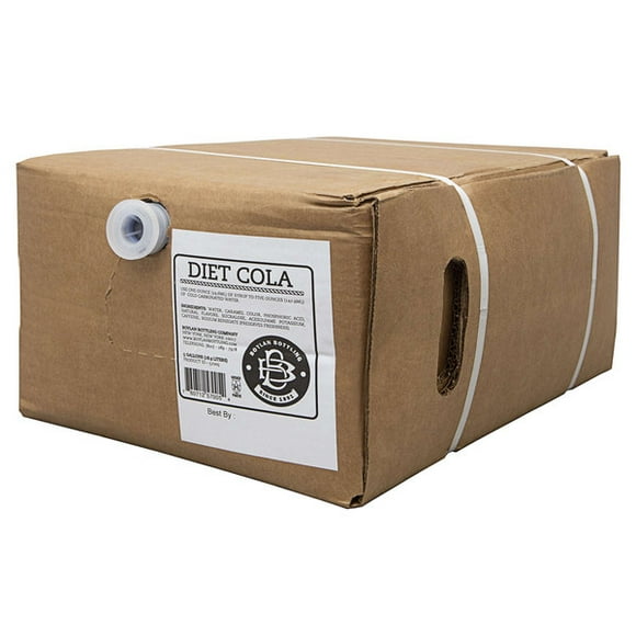 Boylan Bottling Co. 5 Gallon Bag in Box Diet Cane Cola Beverage / Soda Syrup