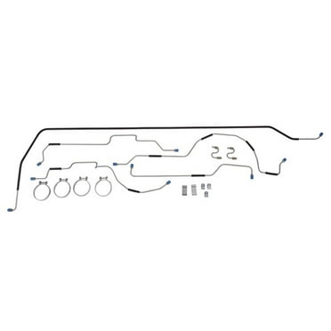 Omix-Ada by RealTruck | 16737.02 | Brake Line Kit, Full | OE Reference: MS00100 | Compatible with 1942-1945 Willys MB / Ford GPW