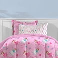 thumbnail image 5 of Dream Factory Magical Princess Ultra Soft Microfiber Girls Comforter Set, Pink, Twin, 5 of 5